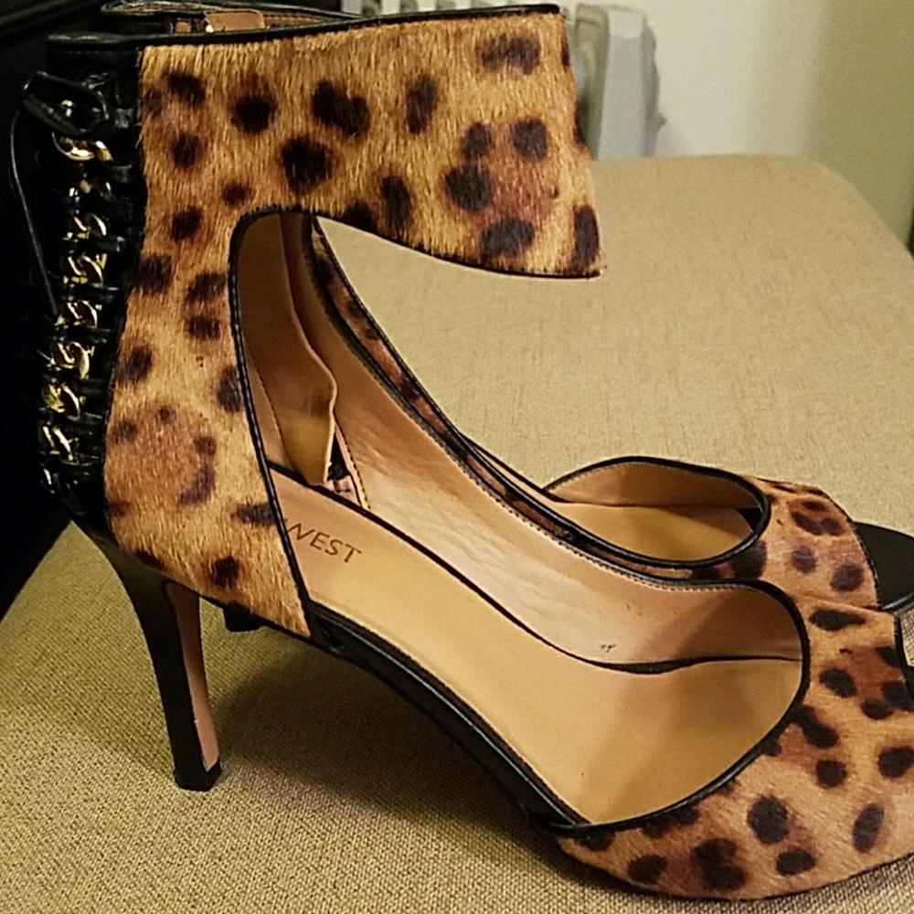 Nine West Leopard Heels